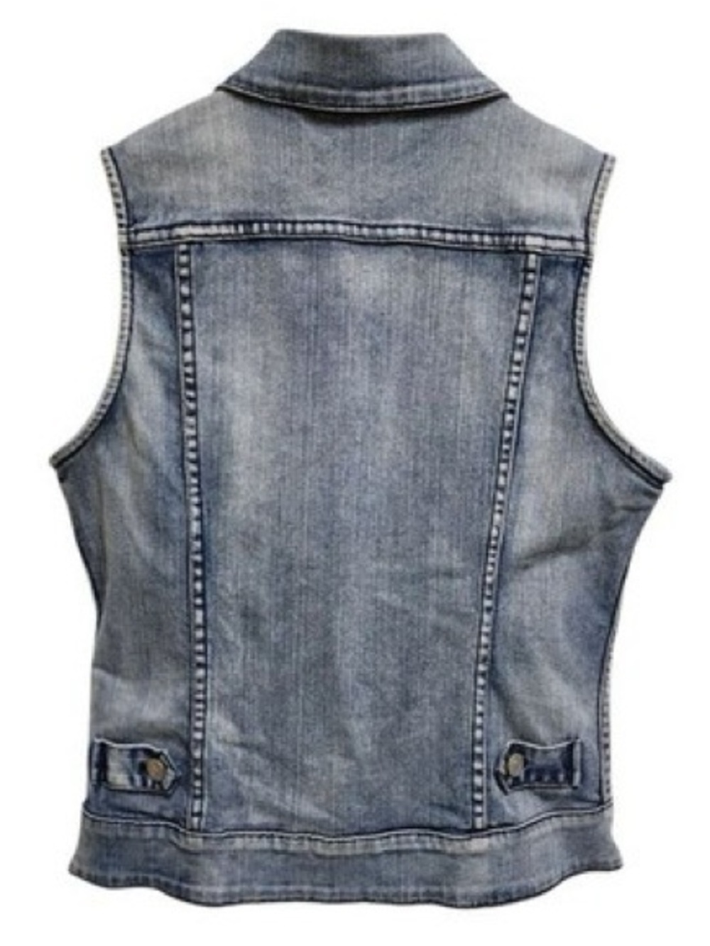 Boston Proper Sleeveless Denim Vest - Size M - New Condition - Picture 2 of 7